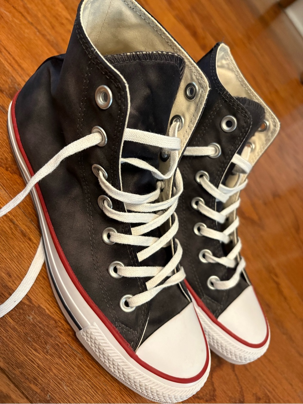 Converse Chuck Taylor All Star Satin High Top Sneakers – Black – Women’s 7 - Picture 3 of 6